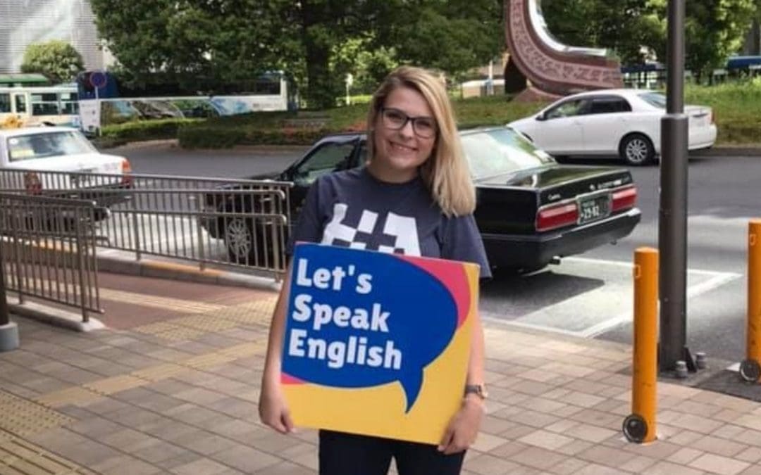 "Lets Speak English" Banner