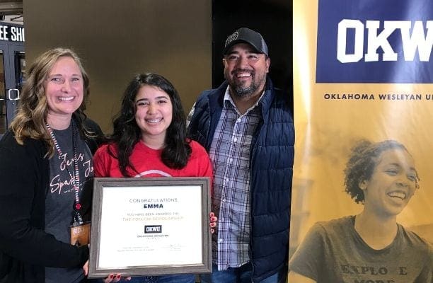 OKWU Awards Follow 2019 Scholarship Winner