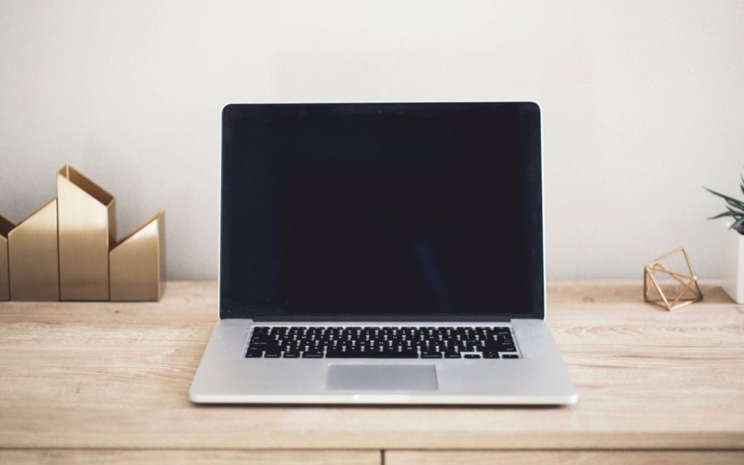 Laptop on Desk