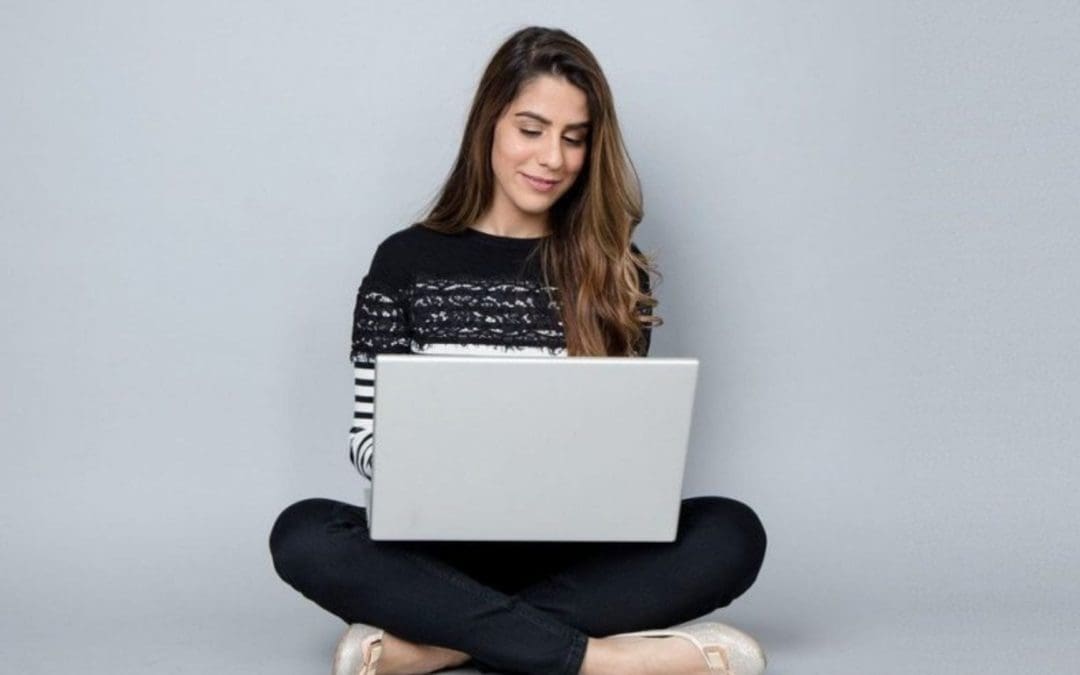 Girl with Laptop