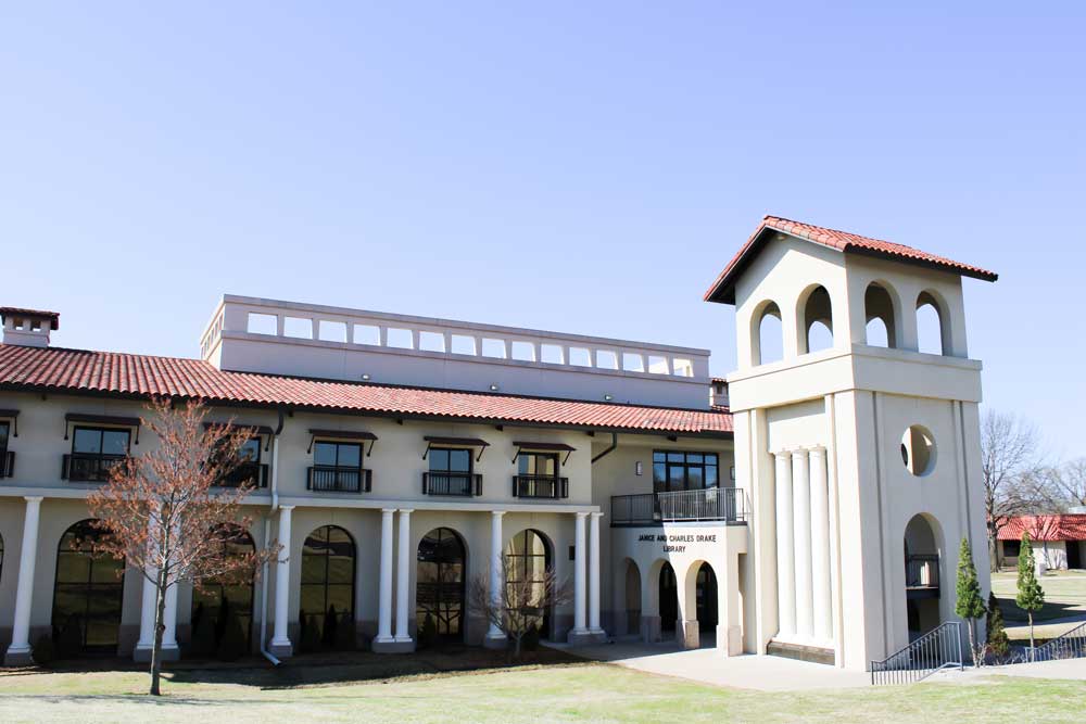Janice and Charles Drake Library at Oklahoma Wesleyan University