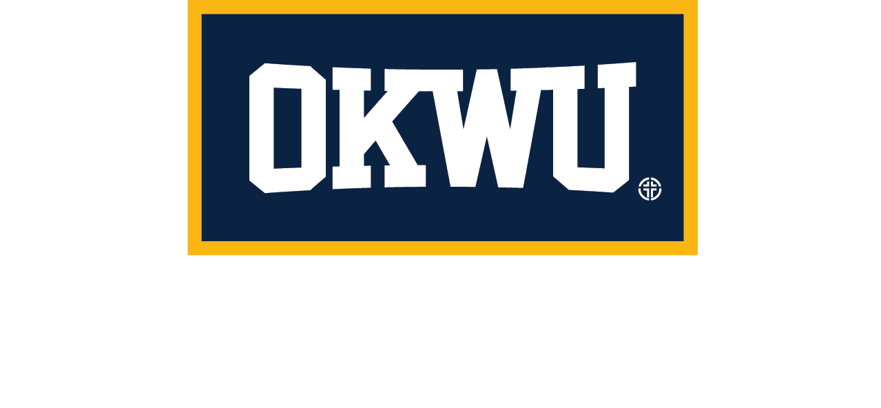 OKWU logo reversed