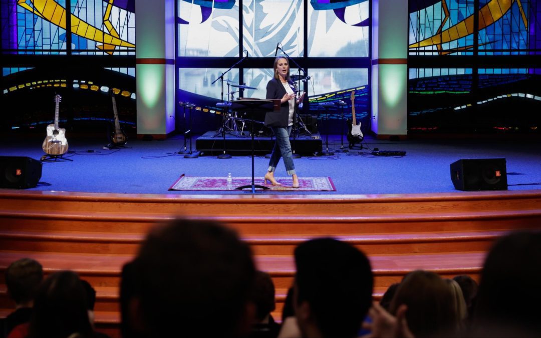 Professor in chapel