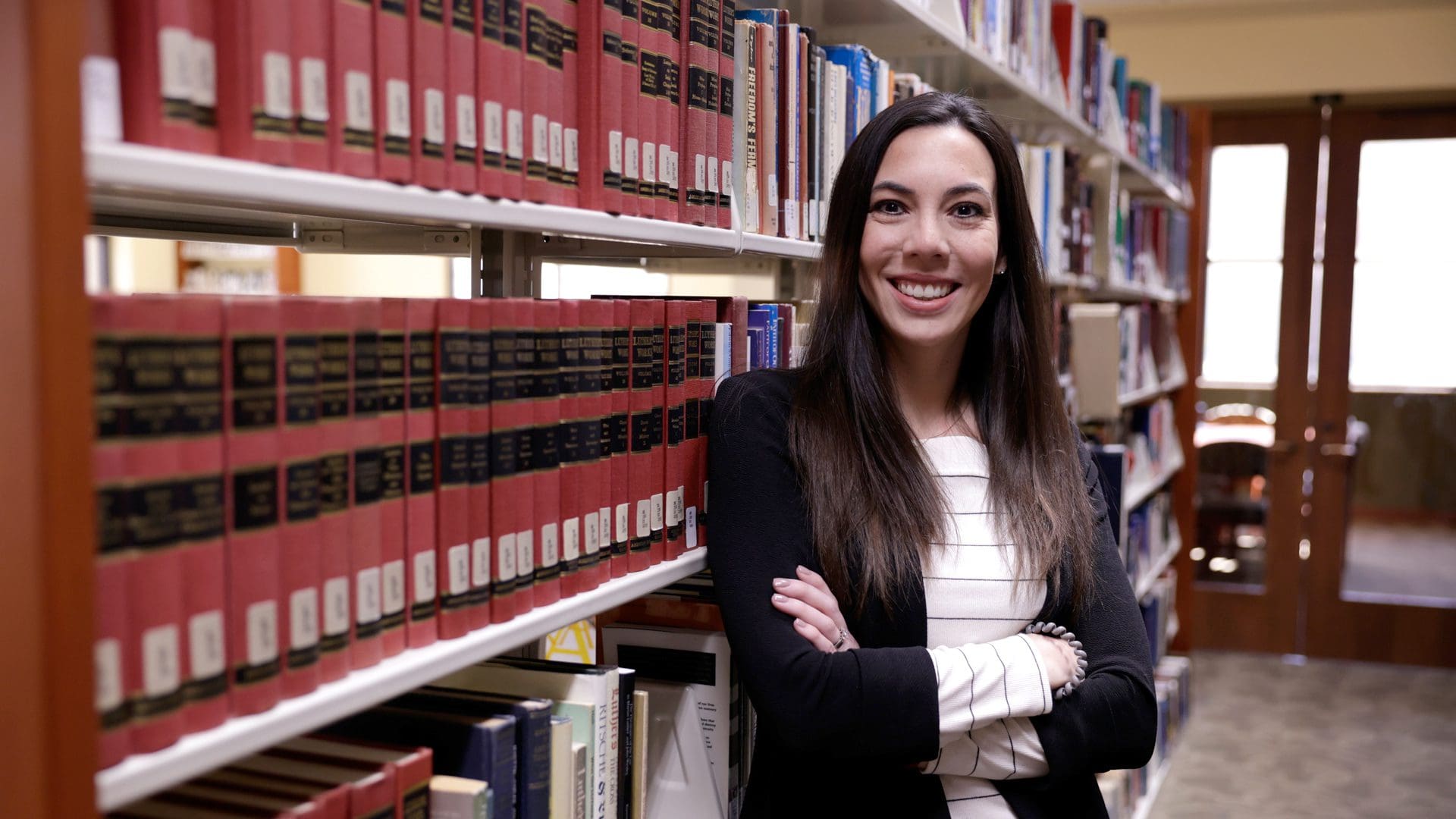 professor in library