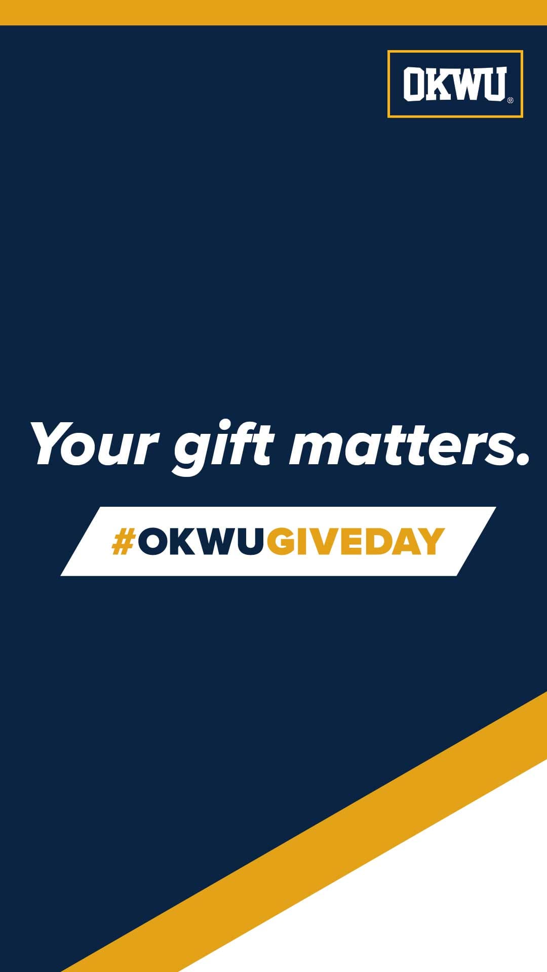 Thank you! #okwugiveday