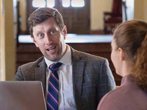 Dr. Jon Ensor in the classroom