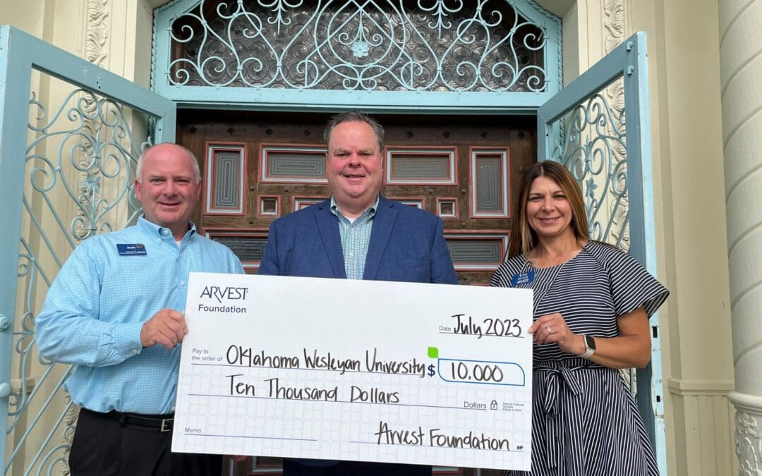 OKWU Receives $10,000 from Arvest Foundation