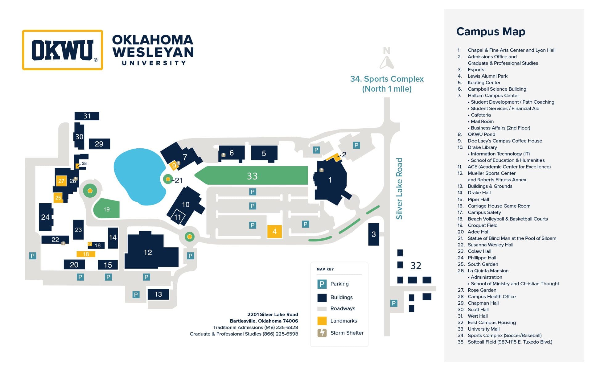OKWU Campus Map