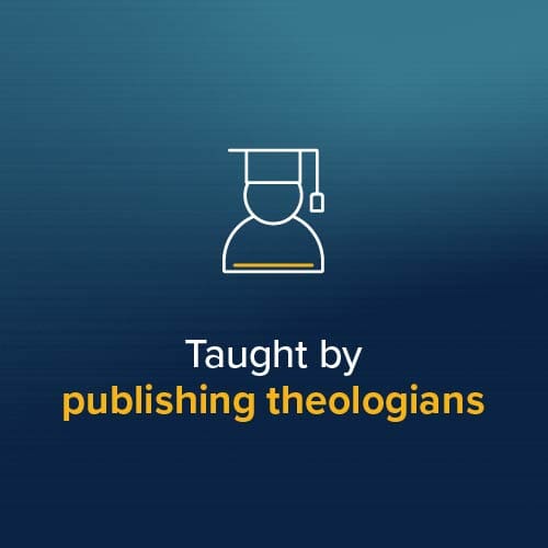 Taught by publishing theologians