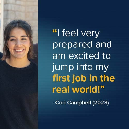 OKWU Student Cori Campbell shares how a degree in Graphic Design & Strategy helped prepare her for her first job