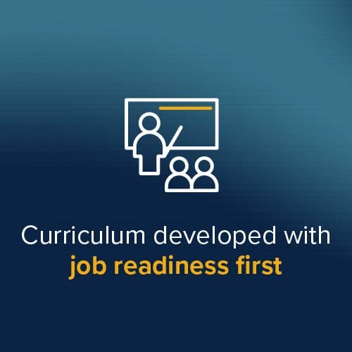 Curriculum developed with job readiness first
