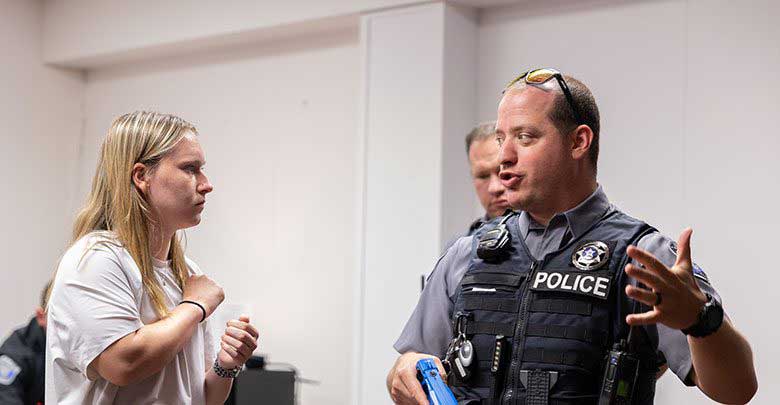 OKWU Criminal Justice students training