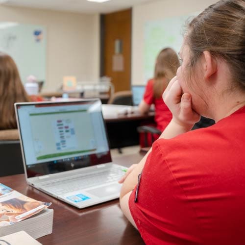 BSN_1 OKWU Nursing students working together during a simulation