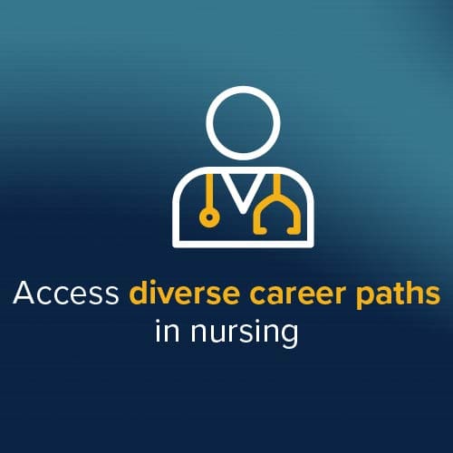Access diverse career paths in nursing