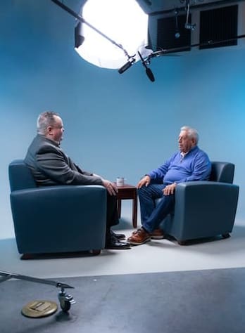 maxwell_dunn-beyondu John Maxwell and Jim Dunn recording an episode of BeyondU