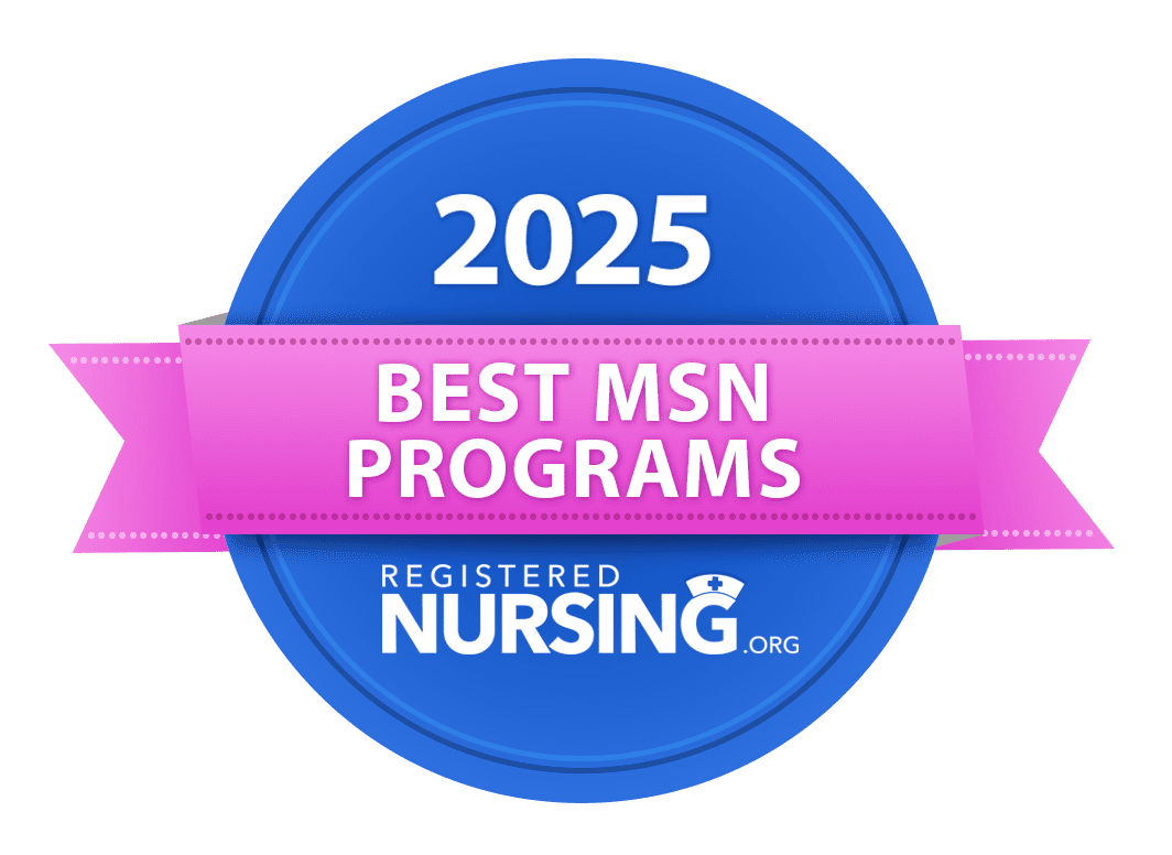 #2 Ranked MSN Program in the State by RegisteredNursing.org