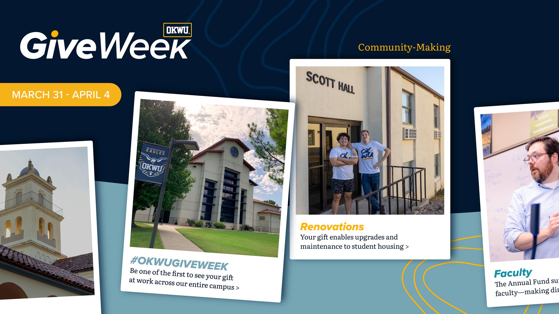 Give Week/Scott Hall Graphic