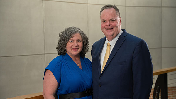 Dr. Jim and Wendy Dunn posing after the General Conference of the Wesleyan Church Election.