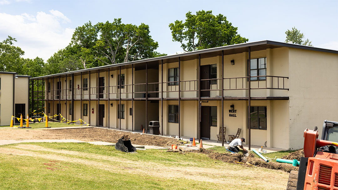 Wert Hall being renovated